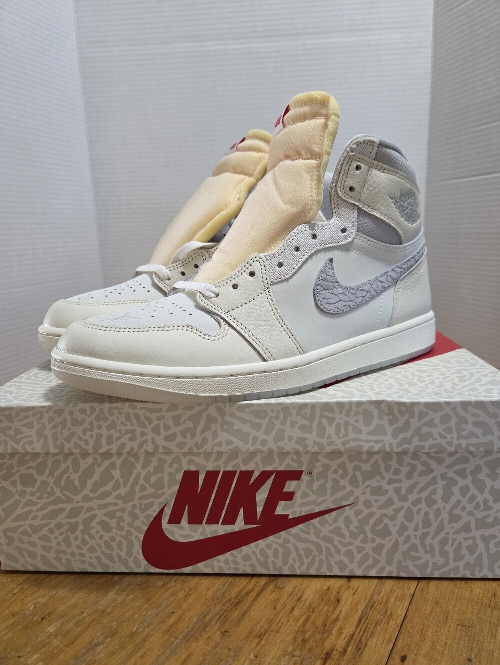 Nike Air Jordan 1 "Elephant Swoosh" Mens Size 10.5 (BRAND NEW)